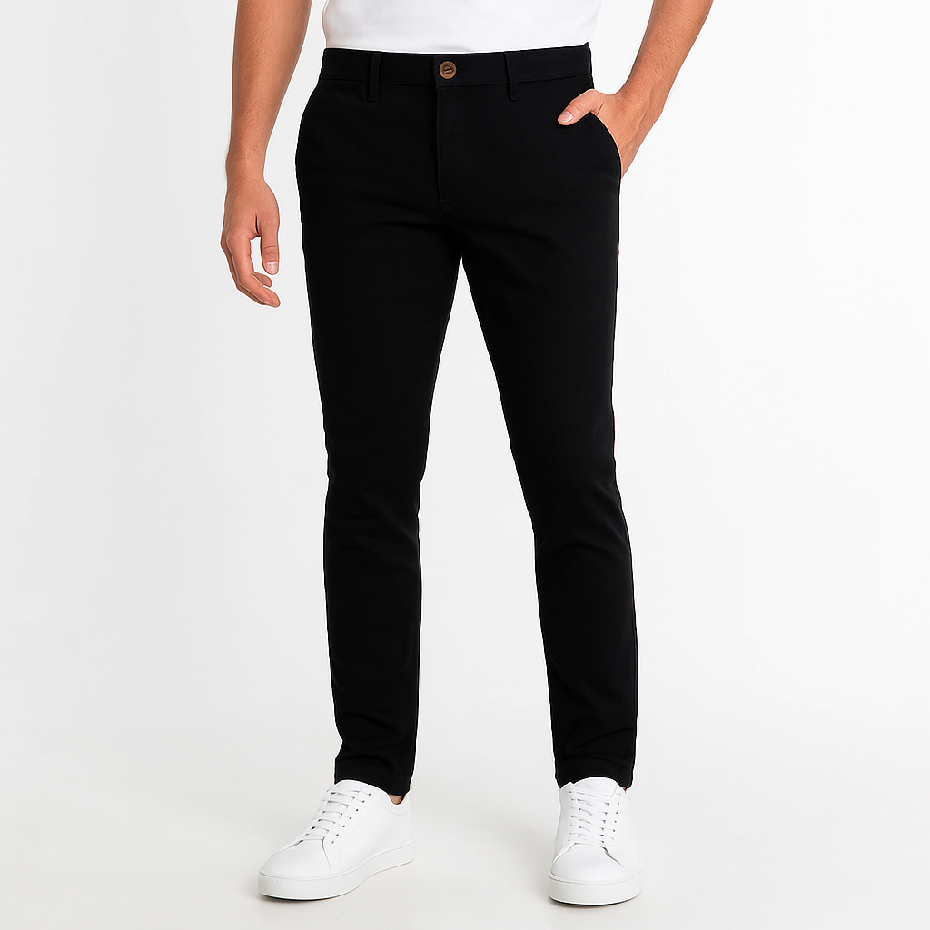 Calça Chino Masculina Ralph Lauren Slim Preto