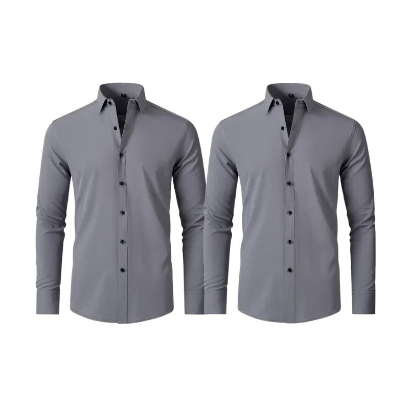 Pague 1 Leve 2 | Camisa Ultra Elegance Social - Original Anti amassados