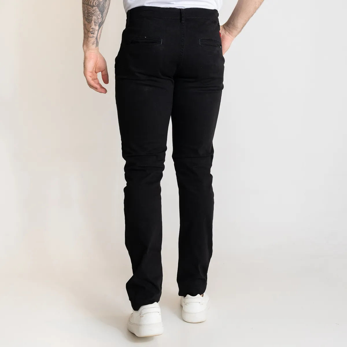 Calça Chino Masculina Ralph Lauren Slim Preto