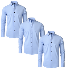 PAGUE 1 LEVE 3 | Camisa Social Ultra Elastech Anti amassados + Relogio de Brinde