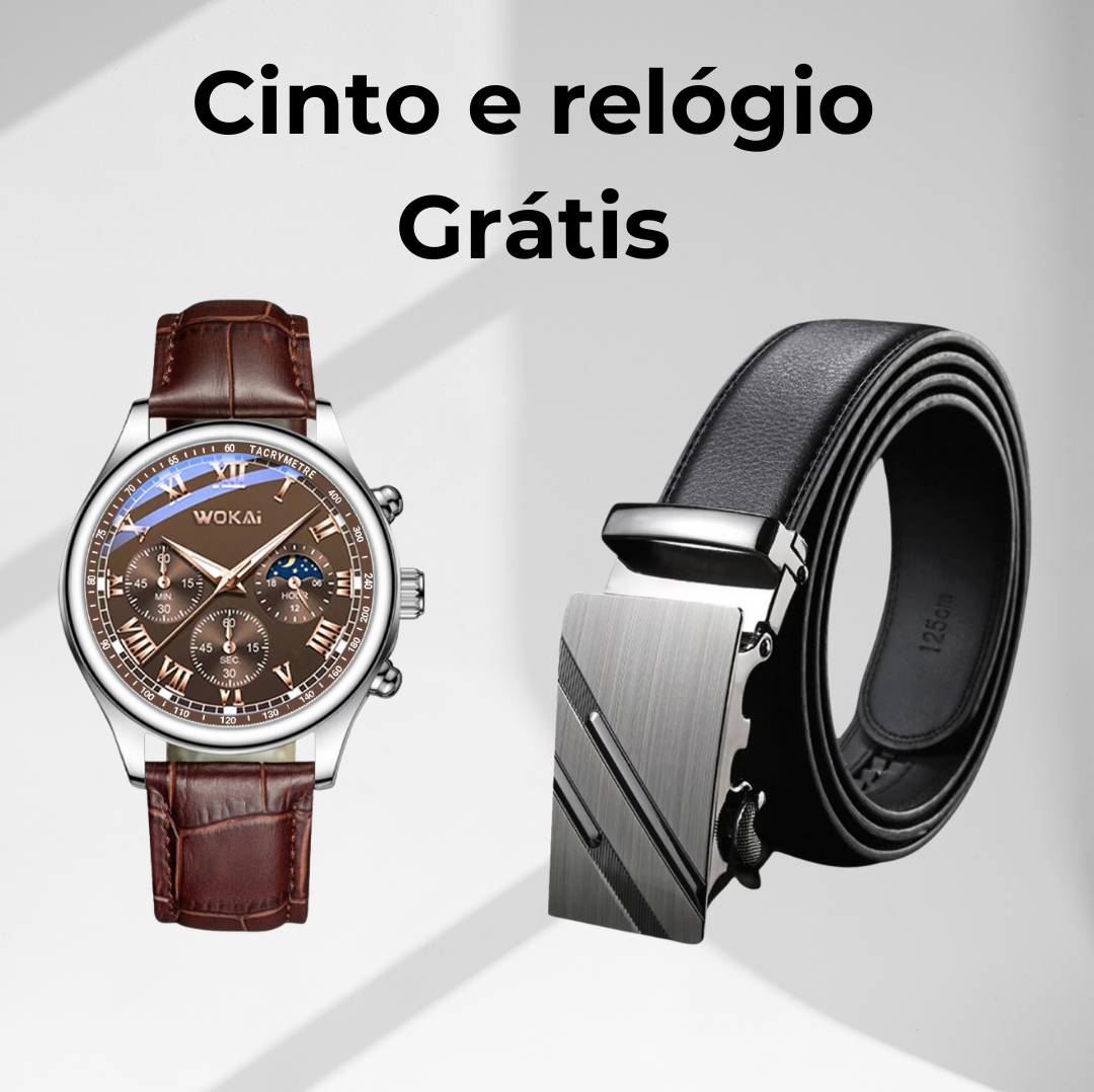 PAGUE 1 LEVE 3 | Camisa Social Ultra Elastech Anti amassados + Relogio de Brinde