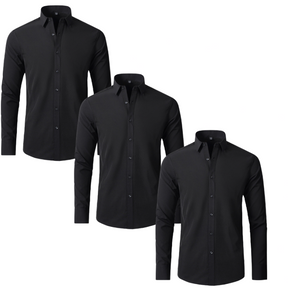 PAGUE 1 LEVE 3 | Camisa Social Ultra Elastech Anti amassados + Relogio de Brinde