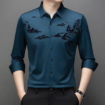 camisa social Horizon Manga Longa