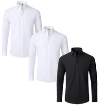 PAGUE 1 LEVE 3 | Camisa Social Ultra Elastech Anti amassados + Relogio de Brinde