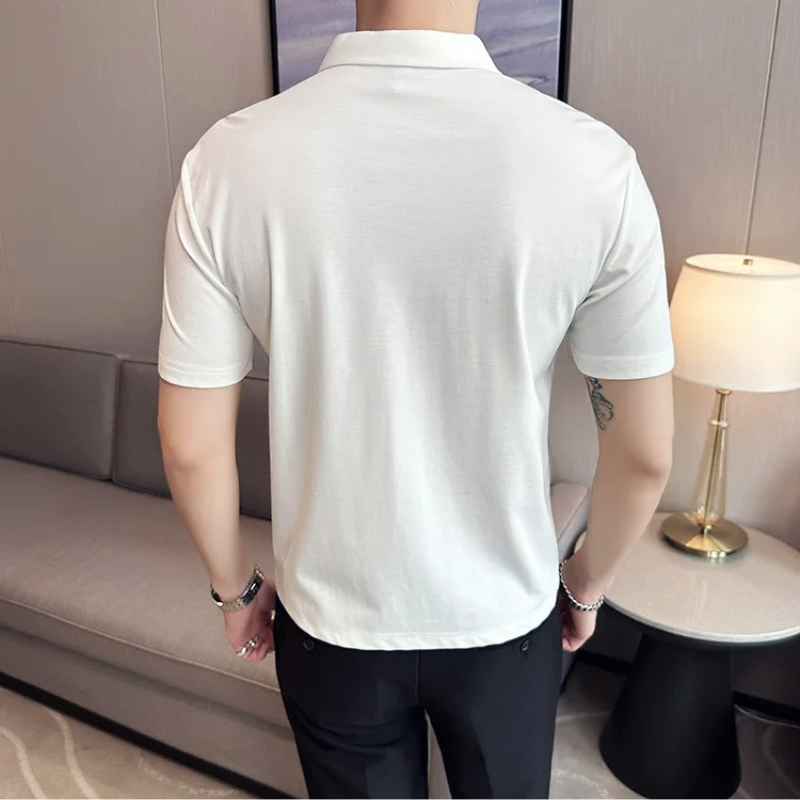 Camisa Estilo Social Masterline Essential + Relógio de Brinde