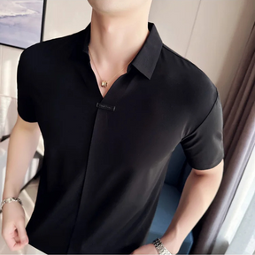 Camisa Estilo Social Masterline Essential + Relógio de Brinde