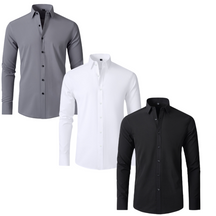 PAGUE 1 LEVE 3 | Camisa Social Ultra Elastech Anti amassados + Relogio de Brinde